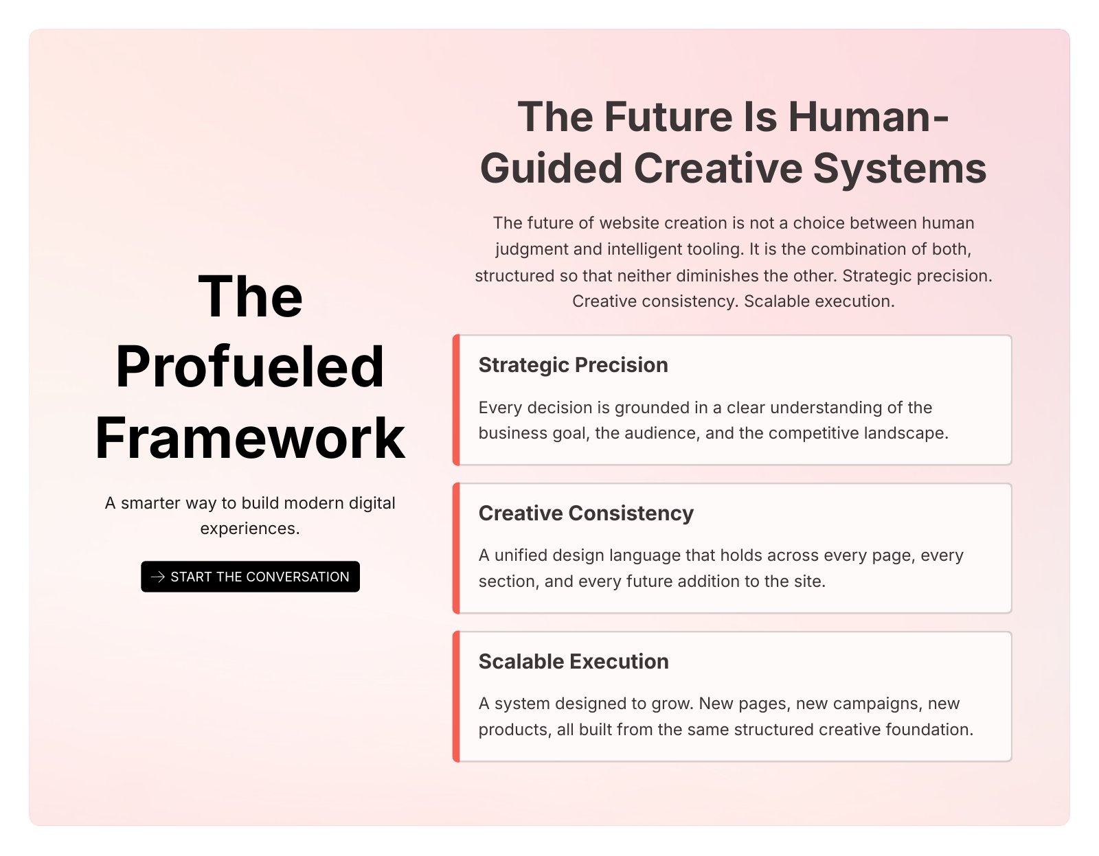 Premium by structure, not decoration