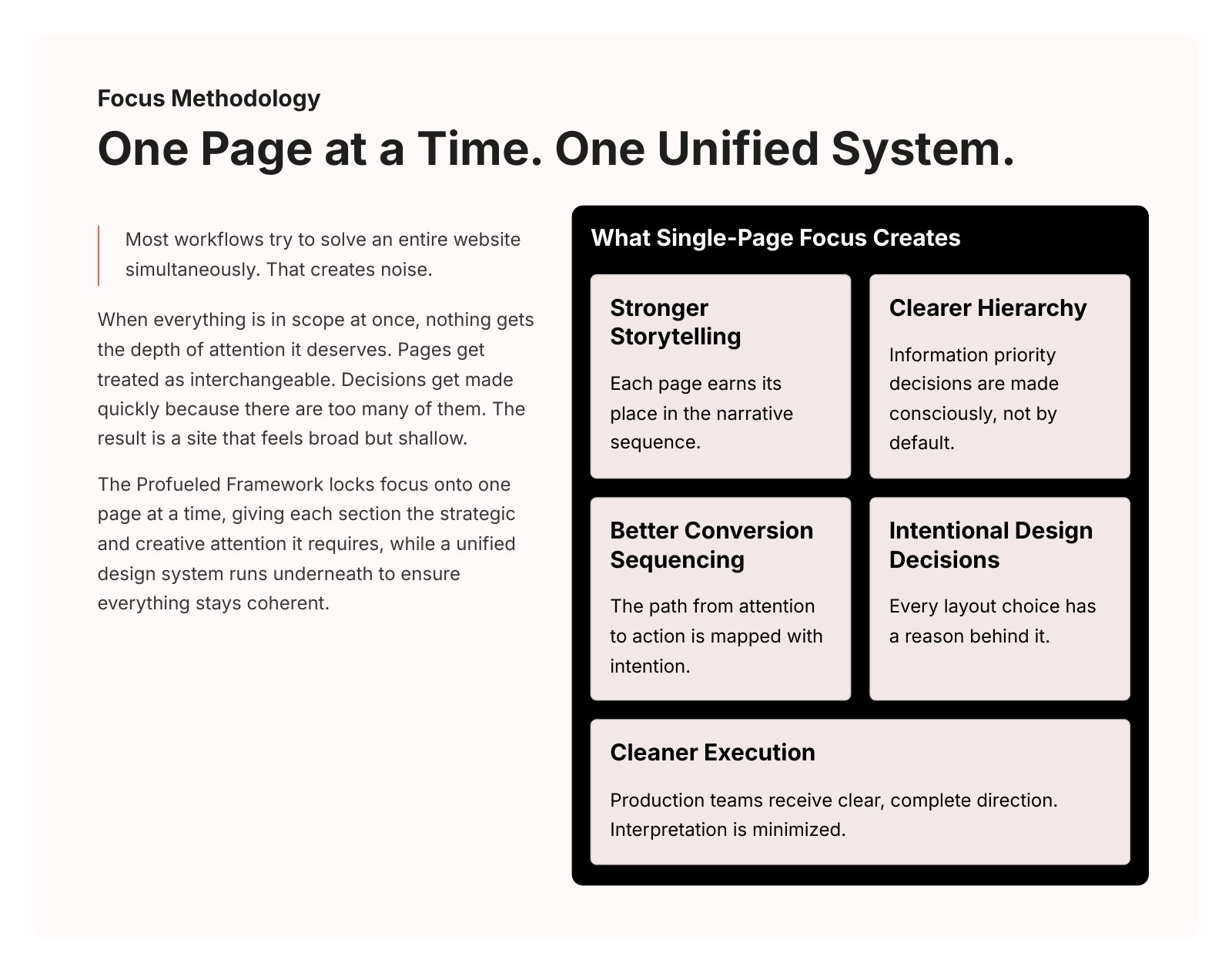 One page at a time. One unified system.